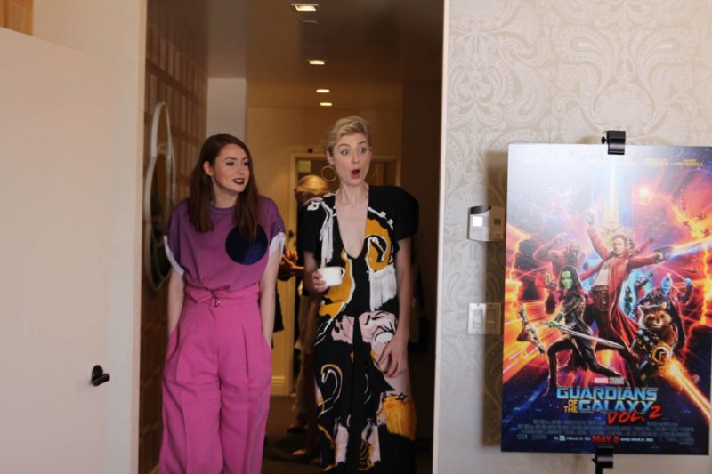 We talked makeup, strong storylines, & being part of the Marvel family with the women of Guardians of the Galaxy Vol. 2. We interviewed Karen Gillan. Pom Klementieff, and Elizabeth Debicki at this incredible event.