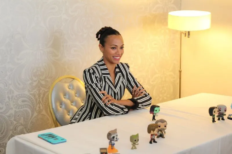 Zoe gets candid about Gamora & Star-Lord in this Guardians of the Galaxy Vol. 2 Zoe Saldana Interview #GotGVol2Event