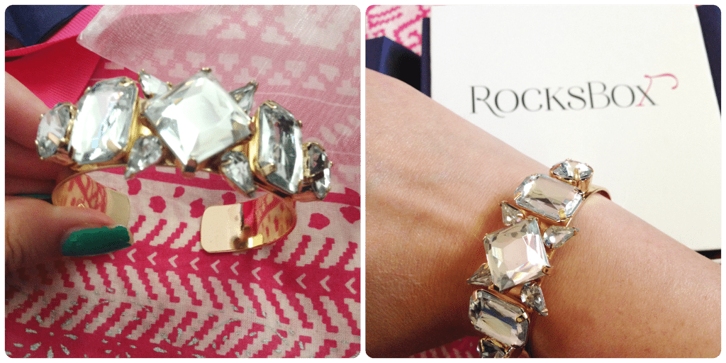 Rocks Box ILY Couture Clear Luxe Cuff Bracelet