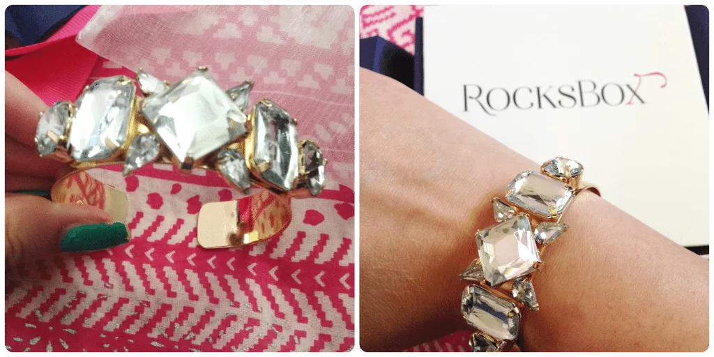 Rocks Box ILY Couture Clear Luxe Cuff Bracelet
