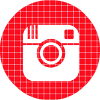 instagram red check circle social media icon