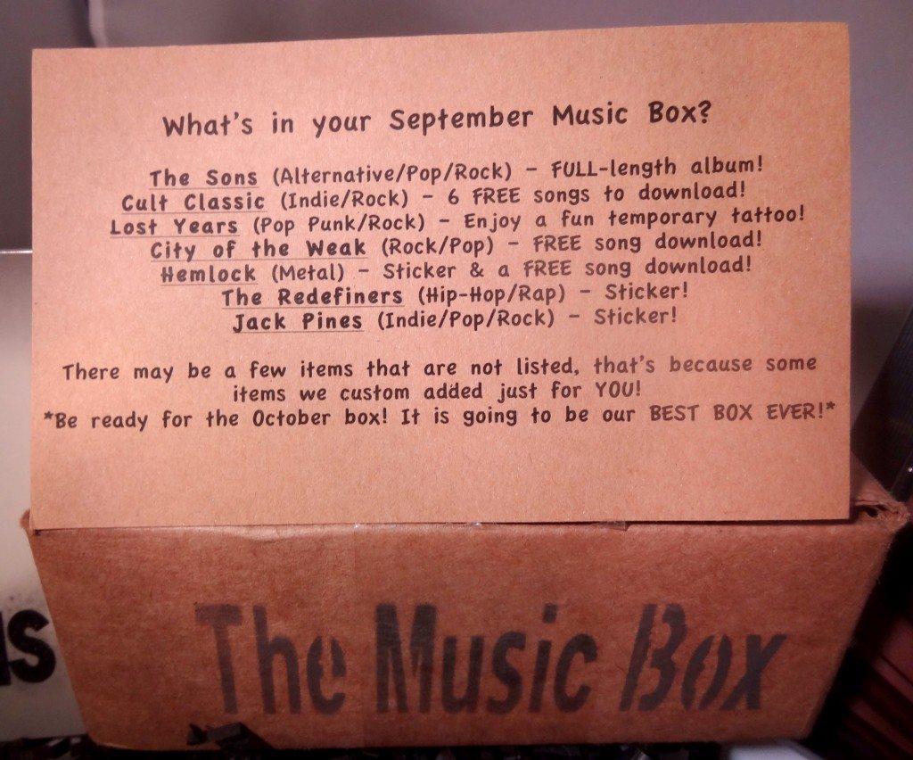 The Music Box Subscription