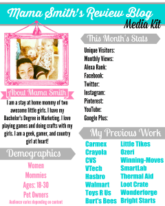 Mama Smiths Review Blog Media Kit