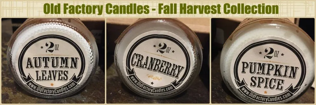 Old Factory Candles Fall Harvest Collection