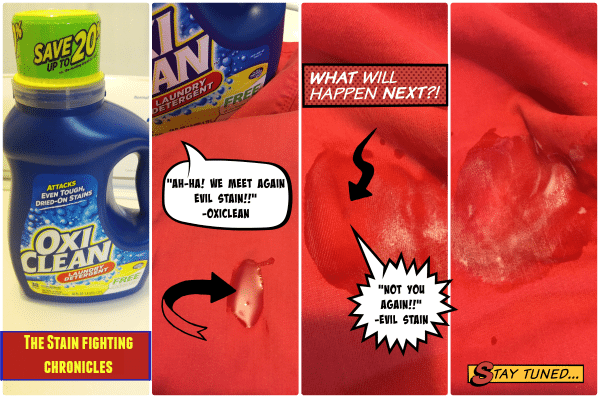 OxiClean Stain Fighting Comic Strip