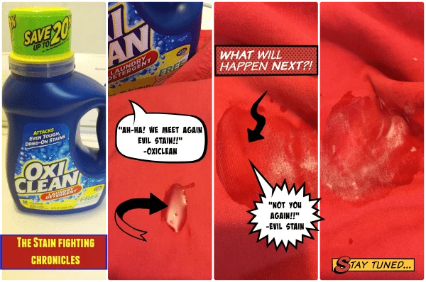 OxiClean Stain Fighting Comic Strip