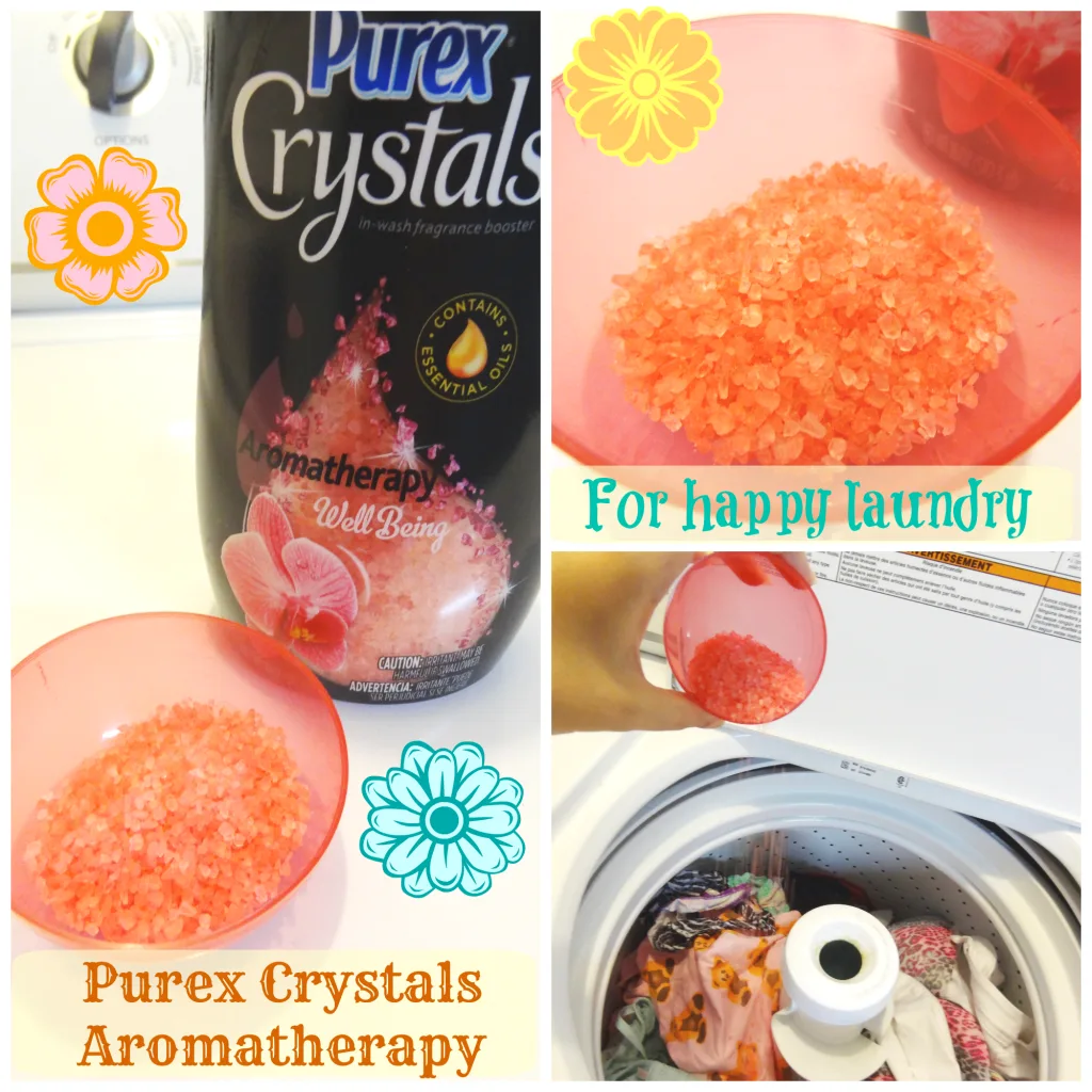 Purex Crystals Aromatherapy Collage
