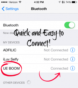 Bluetooth Connected