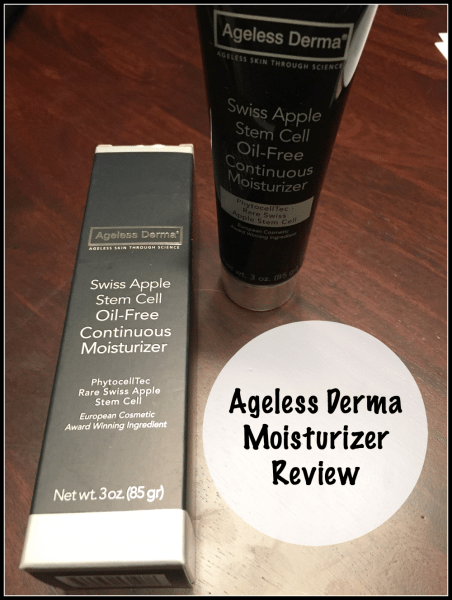 Ageless Derma Moisturizer Review