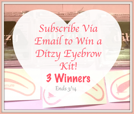 Ditzy Comsetics Eyebrow Stencils Giveaway