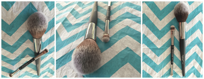 Heavenly Luxe Radiance Wand Brush and No-Tug Dual Airbrush Eyeshadow Brush