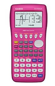 Hot Pink Casio Graphing Calculator