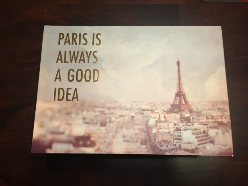 Paris is Always A Good Idea Jewelry Box