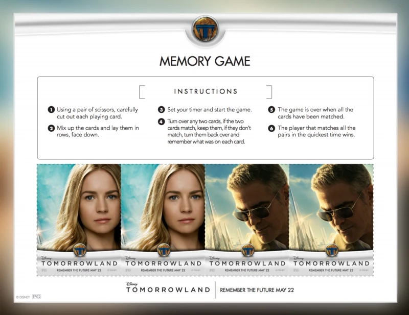 TOMORROWLAND Memory Game