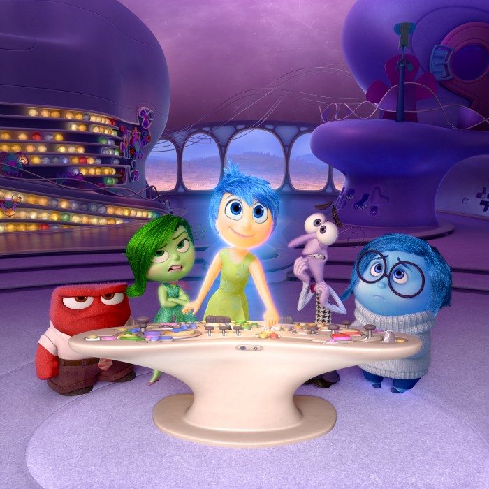 Disney•Pixar's "Inside Out" takes us to the most extraordinary location yet - inside the mind of Riley. Like all of us, Riley is guided by her emotions - Anger (voiced by Lewis Black), Disgust (voiced by Mindy Kaling), Joy (voiced by Amy Poehler), Fear (voiced by Bill Hader) and Sadness (voiced by Phyllis Smith). The emotions live in Headquarters, the control center inside Riley's mind, where they help advise her through everyday life. Directed by Pete Docter and produced by Jonas Rivera, "Inside Out" is in theaters June 19, 2015.