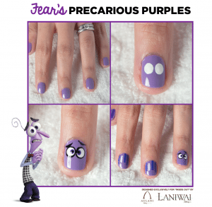 Inside Out Nail Art Designs - Fear