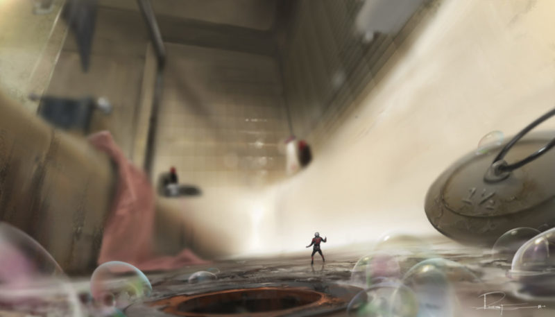 Marvel's Ant-Man..Conceptual Artwork of Scott Lang/Ant-Man..Artist: Rodney Fuentebella..? Marvel 2014