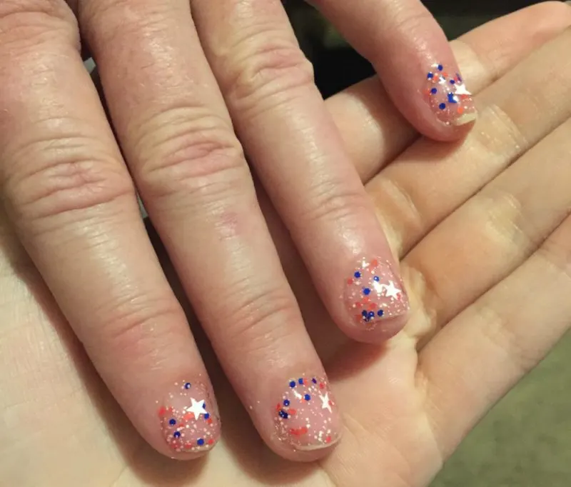 SinfulColors Having a Blast 4th of July Collection confetti polish