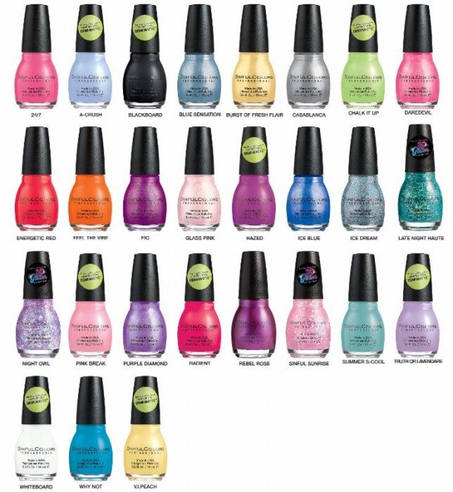 Sinful Colors A Class Act Nail Polish Collection