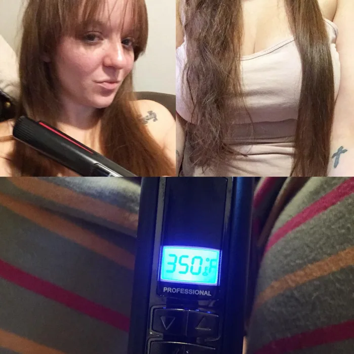 I love the @isa.professional digital flat iron! It makes my crazy curly hair soft and smooth! #isaprofessional #straighhair #curlyhair #gotitfree