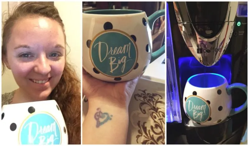 Dream Big Snuggle Mug from Papyrus for Girls Night Guide