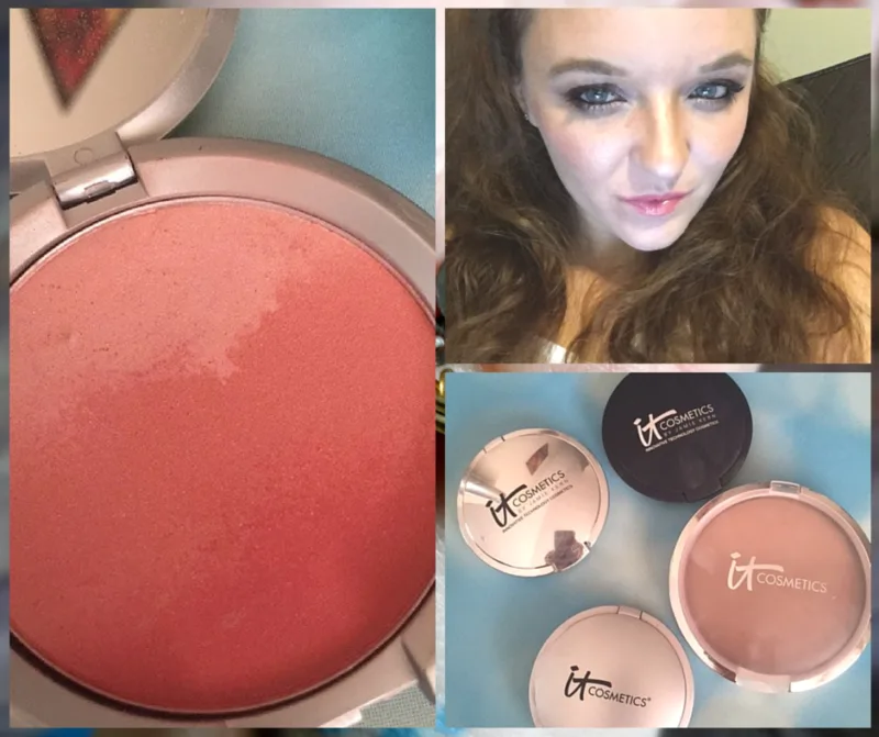 It Cosmetics - Contouring with Ombre Bronzer and Hello Light Illuminator (2)