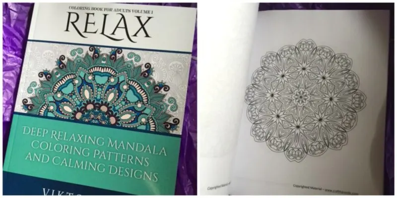 Relax Adult Coloring Book