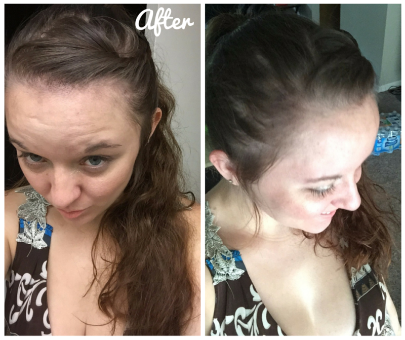 Saving Grace Hair Powder - #BBlogger AFTER