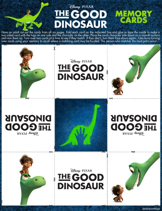 The Good Dino Memory Cards