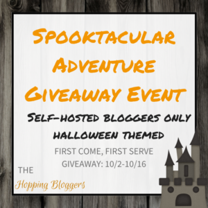Spooktacular Adventure Giveaway Event - Sign Ups