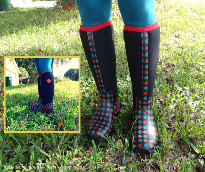 polka dot muck boots