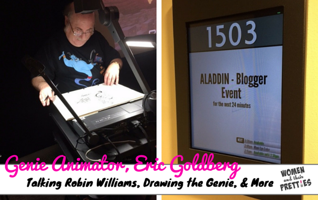 Genie Animator, Eric Goldberg, Talks Robin Williams & Bringing Genie To Life #AladdinBloggers