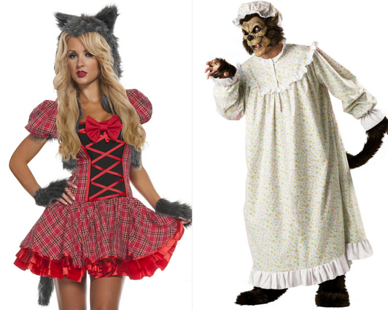 Little Red Riding Hood and The Big Bad Wolf - Couples Costumes for Halloween