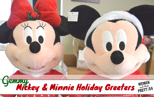 Mickey and Minnie Holiday Greeters
