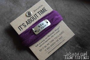 Now or Never Wrap - Motivational Jewelry