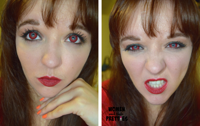 Spooky Eyes - Colored Contact Lenses , Red Contacts (1)