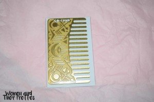 Stainless Steel Travel Comb For Women