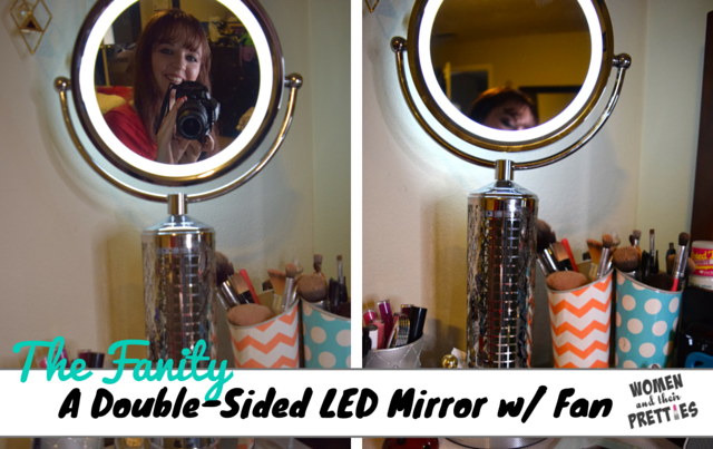 The Fanity - Double-Sided LED Mirror with Fan