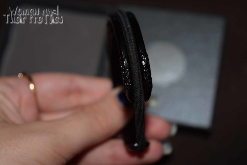 A Stainless Steel Bracelet That Holds Your Hair Tie