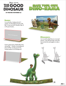 The Good Dino Free Activity Sheets