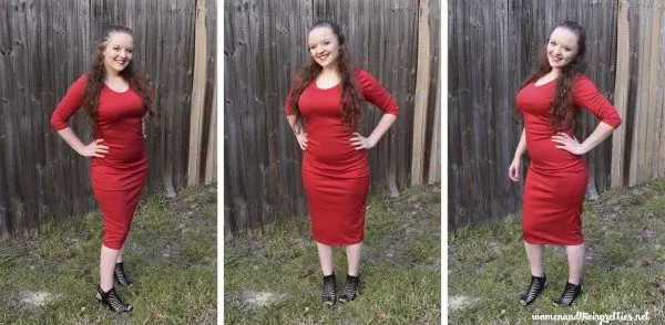 Three Shots in this Sexy Red Dress