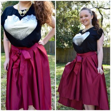 High Low Vintage Skirt