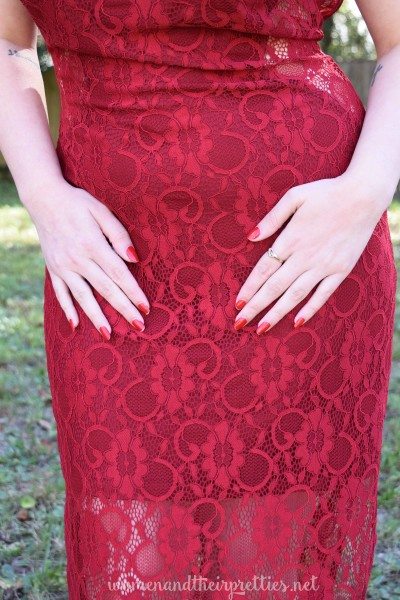 Lookbook Store Burgundy Low Back Dress