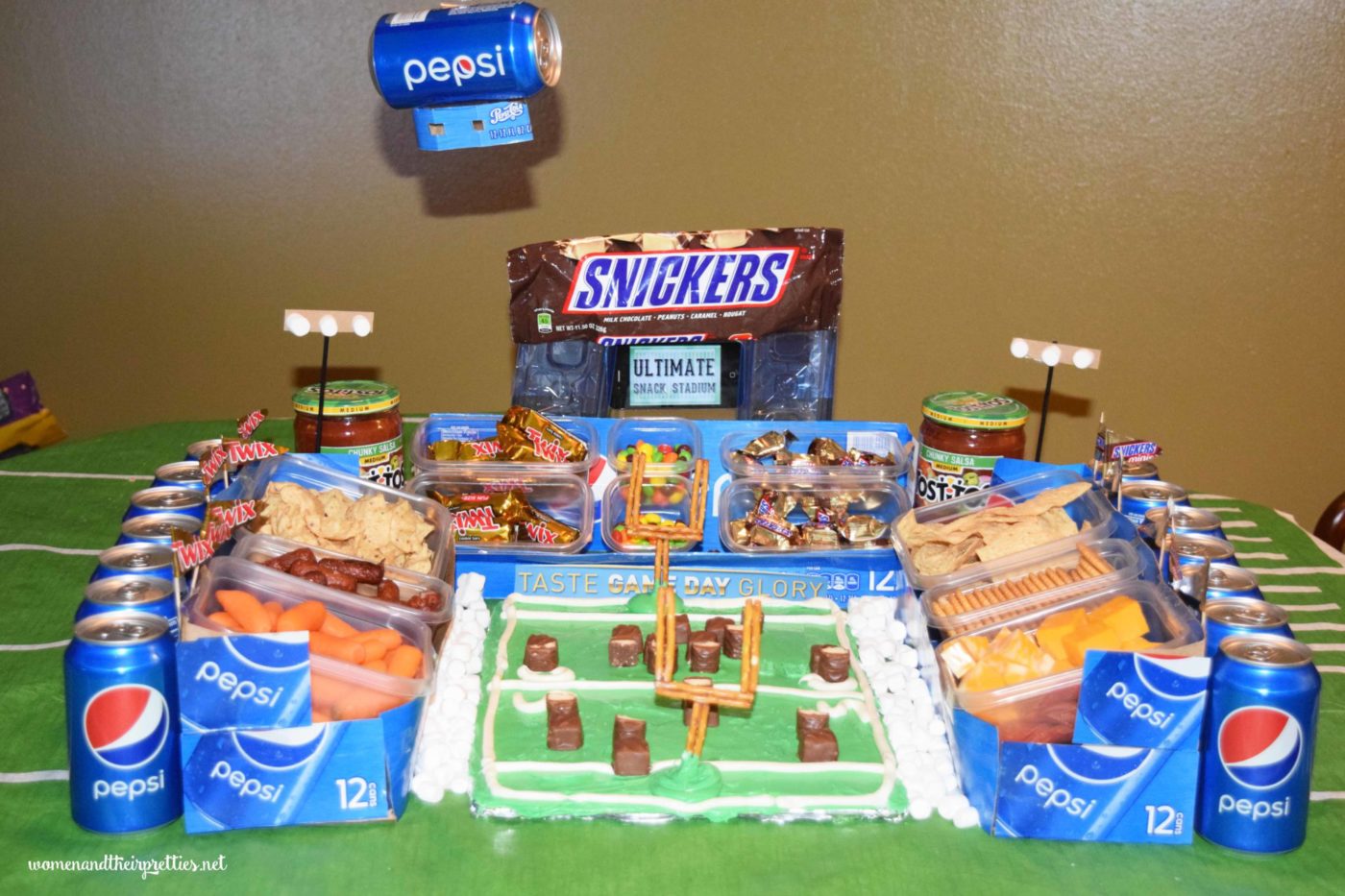 How To Build The ULTIMATE Snack Stadium for the Big Game - A Step By ...