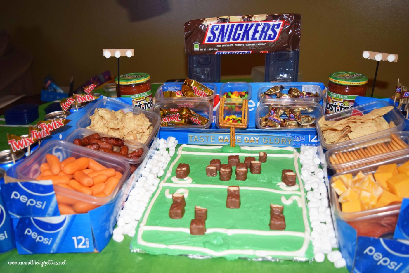 How To Build The ULTIMATE Snack Stadium for the Big Game - A Step By ...