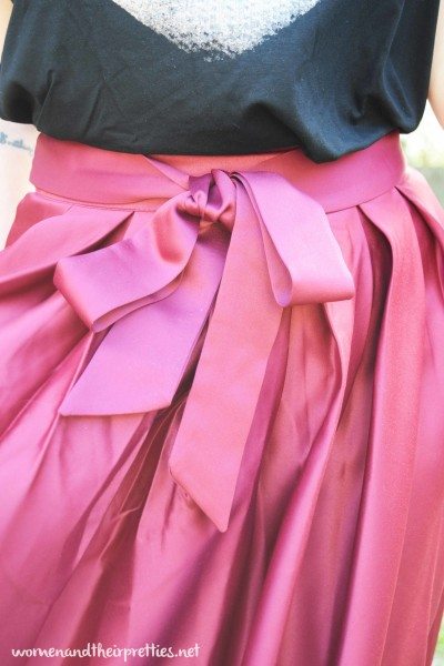 Vintage Skirt with Bow