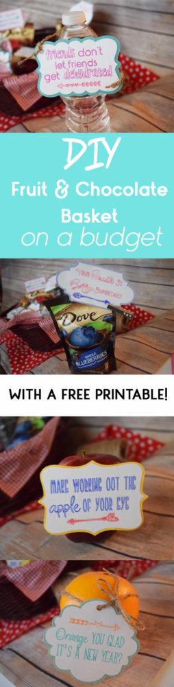 #DIY Fruit and Chocolate Basket With #Free Printables!