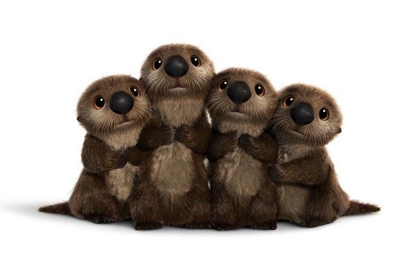 OTTERS are seriously cute. ©2016 Disney•Pixar. All Rights Reserved.