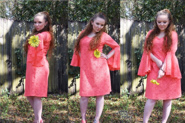 Pretty coral dress from metrostyle.com