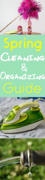 Spring Cleaning and ORganizing Guide Pinterest